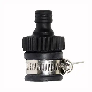

Universal Hose Pipe Connector with A Clamp Plastic Universal Quick Connector Watering Fitting Adapter Garden Watering Tools