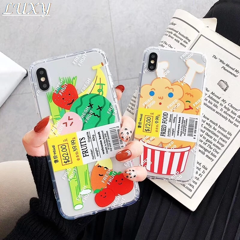 Милый фруктовый жареный цыпленок McDonald чехол для мороженого Apple iPhone 11 Pro X XS Max Xr 7 7Plus