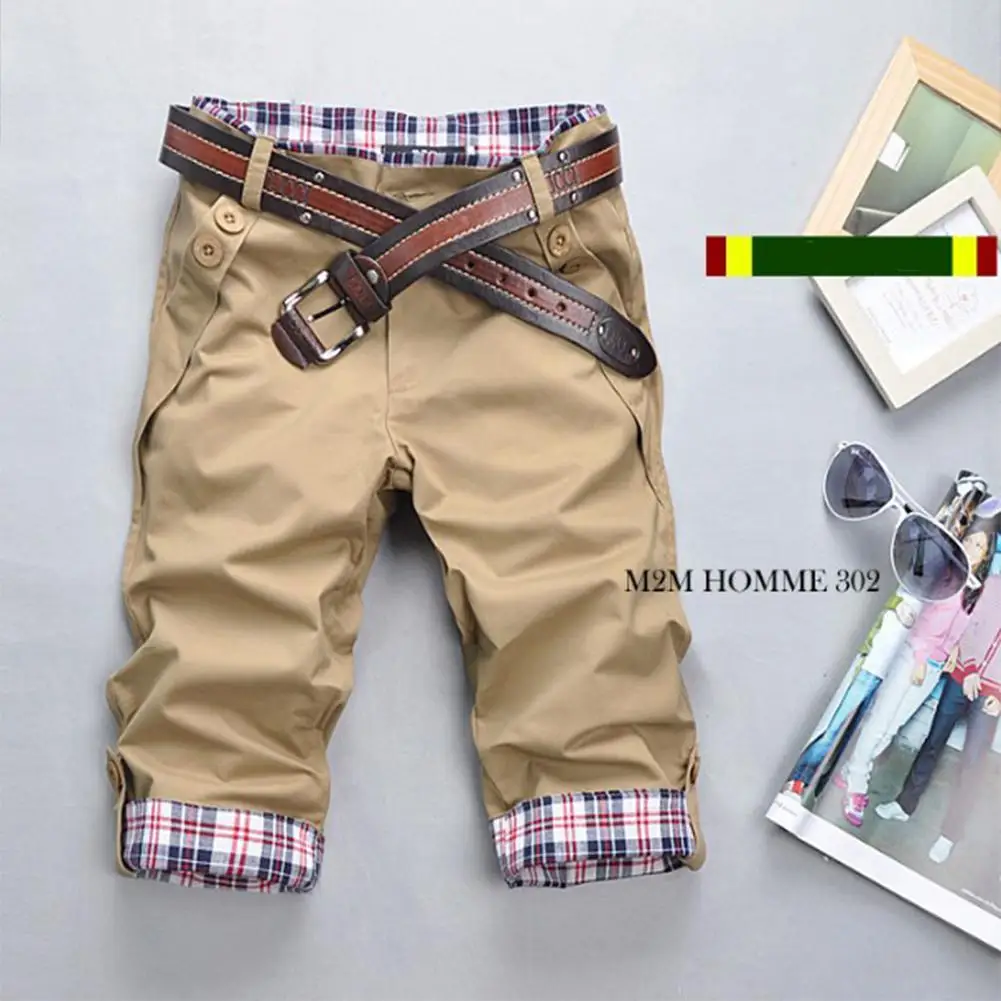 ZACOO мужские модные повседневные узкие укороченные брюки на молнии