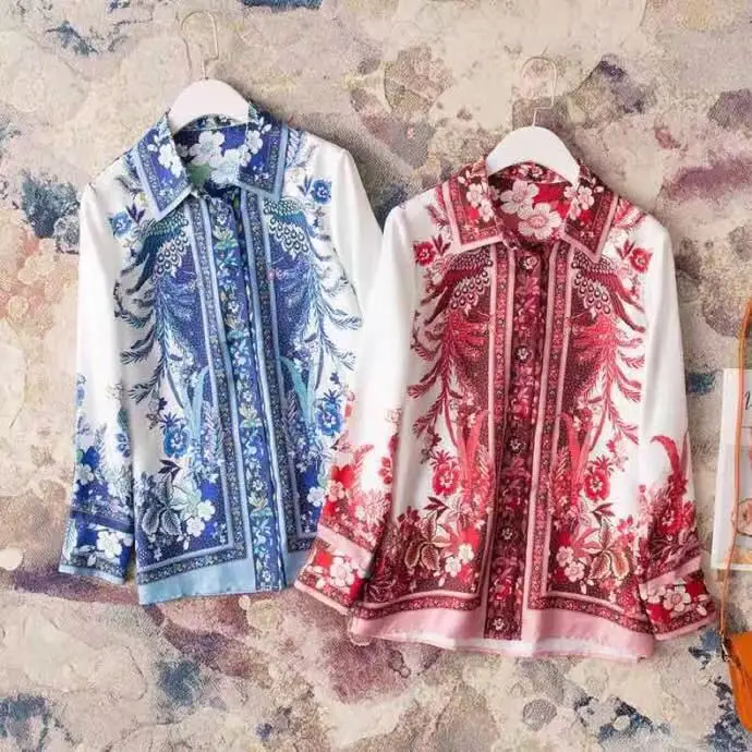 AH12334, модные женские блузки и рубашки,, Подиумные, Роскошные, известный бренд, Европейский дизайн, вечерние, стильная женская одежда
