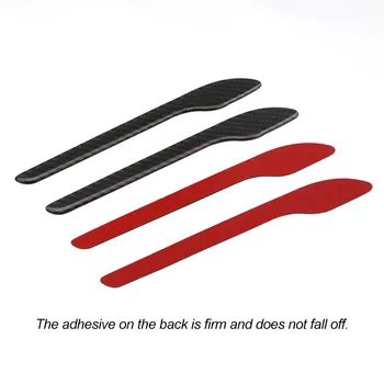 

4PCS Door Handle Wrap Cover For Tesla Model 3 Carbon Fiber Protector Sticker ModelY Accessories Model3 Model Y Decoration