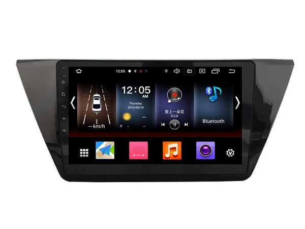 OTOJETA Android 9,0 2.5D экран автомобиля радио плеер для Tiguan головное устройство мультимедийный Авто Стерео gps навигационная лента рекордер