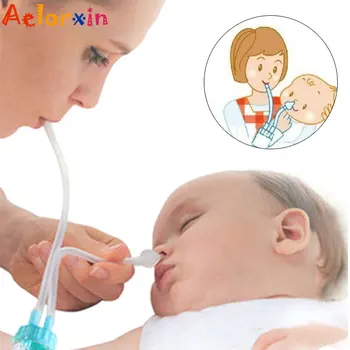 

Nasal Aspirator Safety New Born Baby Nose Cleaner Snot Nose Cleaning Baby Care for Newborns Healthy Silicone Aspirador Nasal