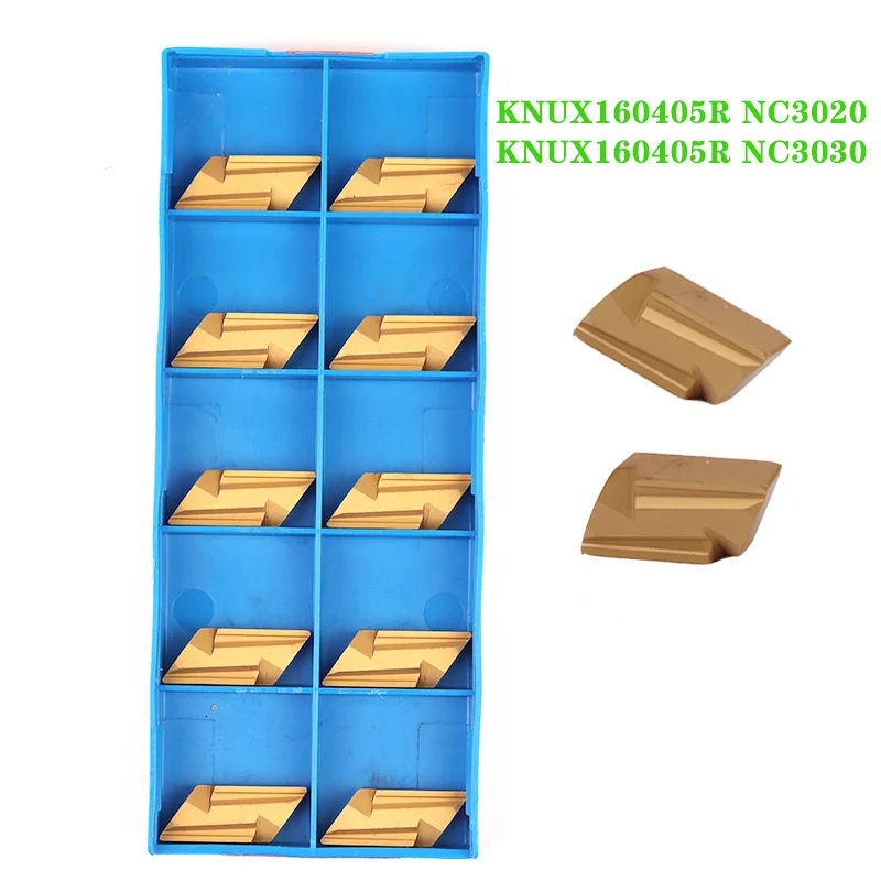 10pcs KNUX160405R NC3020 NC3030 Carbide Insert CNC Lathe Metal Cutting ...