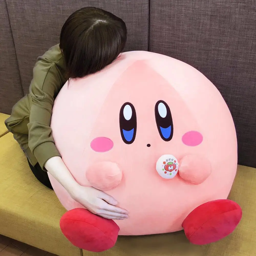 Аниме игра Brave Kirby милая розовая Плюшевая Кукла Kawaii мультяшное изображение мягкие игрушки Рождественский подарок коллекция украшений