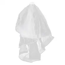 Белая Длинная свадебная вуаль, двойной слой, вуаль для невесты, покрытая лицевой вставкой, вуаль-гребень для невесты, свадебные аксессуары