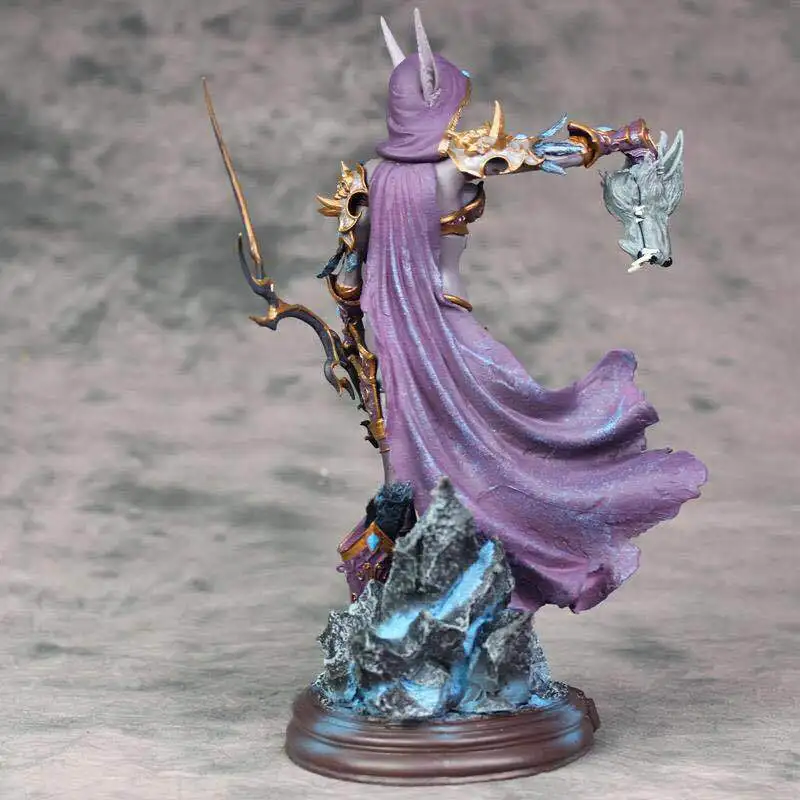 Аниме Peripheral World of Warcraft Sylvanas призрак королева статуя Гараж Комплект модель украшения