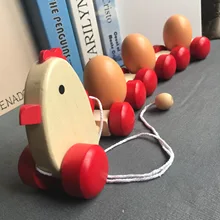 Детская ручная игрушка для младенцев, детская тележка из цельного дерева, детский толкатель, деревянная продукция унисекс, раннее образование, 10-30