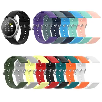 

Soft Silicone 22mm Watchband Strap For Xiaomi Haylou Solar Ls05 Original Smart Wristband Bracelet For Xiaomi Correa Accessories