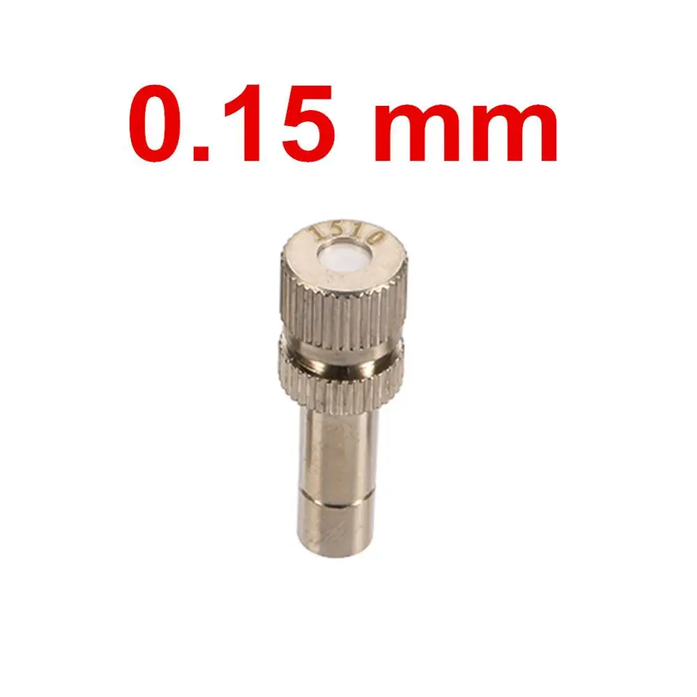 0.1-0.8mm Low Pressure Fine Misting Nozzles Disinfection landscaping Cooling Humidification Atomization Sprayers 3Pcs 