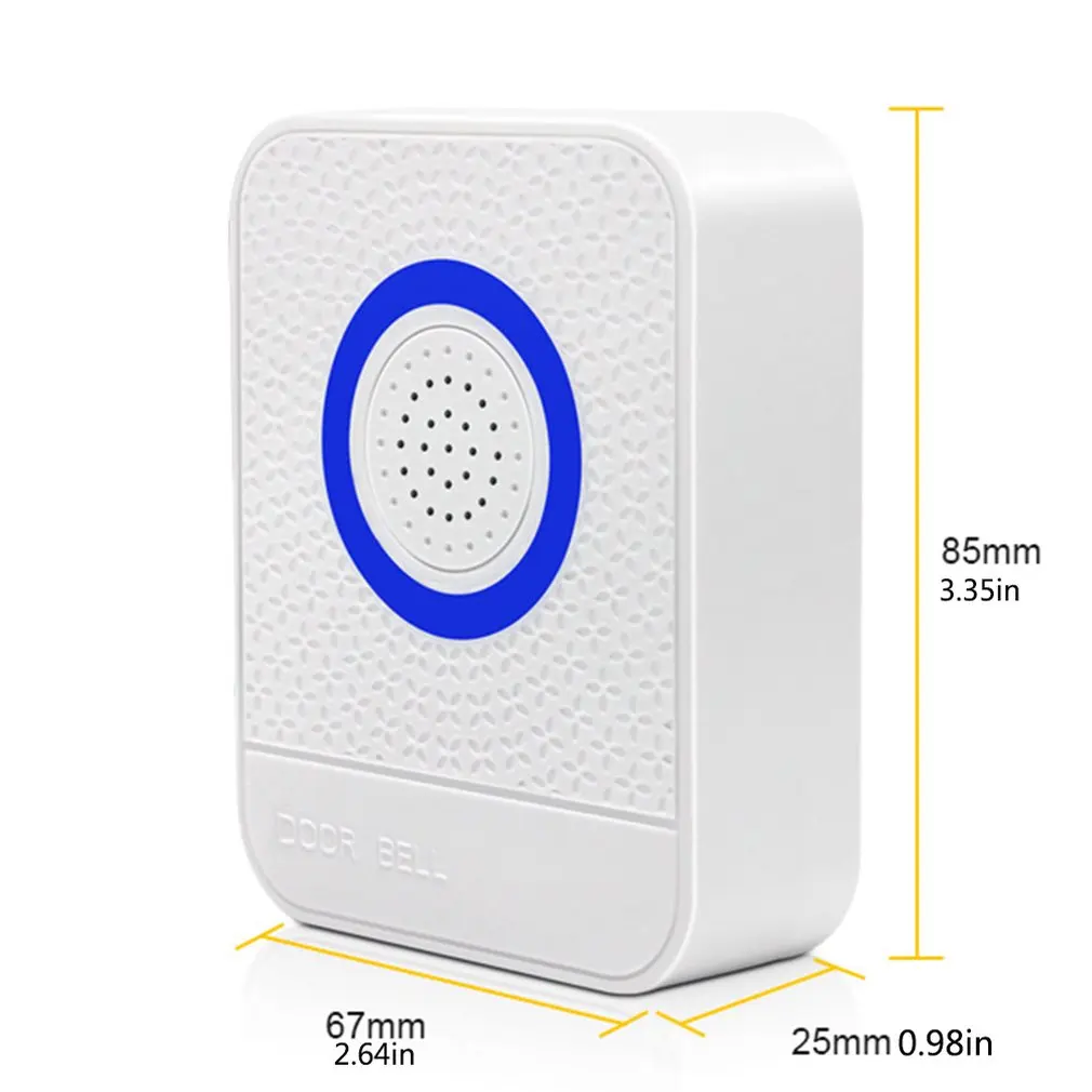 Беспроводной дверной звонок для дома и офиса 38 мелодий цифровой пульт дистанционного управления дверной звонок