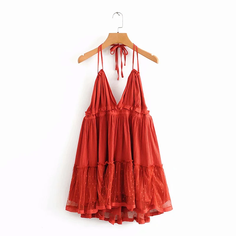 knee length dresses for ladies Weekend Getaway Linen Skater Dress