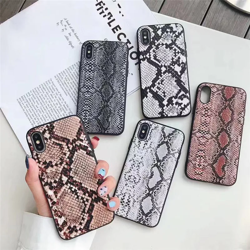 Snakeskin pattern Soft TPU Phone Case For Huawei P20 P30 Lite Pro p20pro Honor 10 lite mate 30 p smart 2019 Coque case Cover | Мобильные