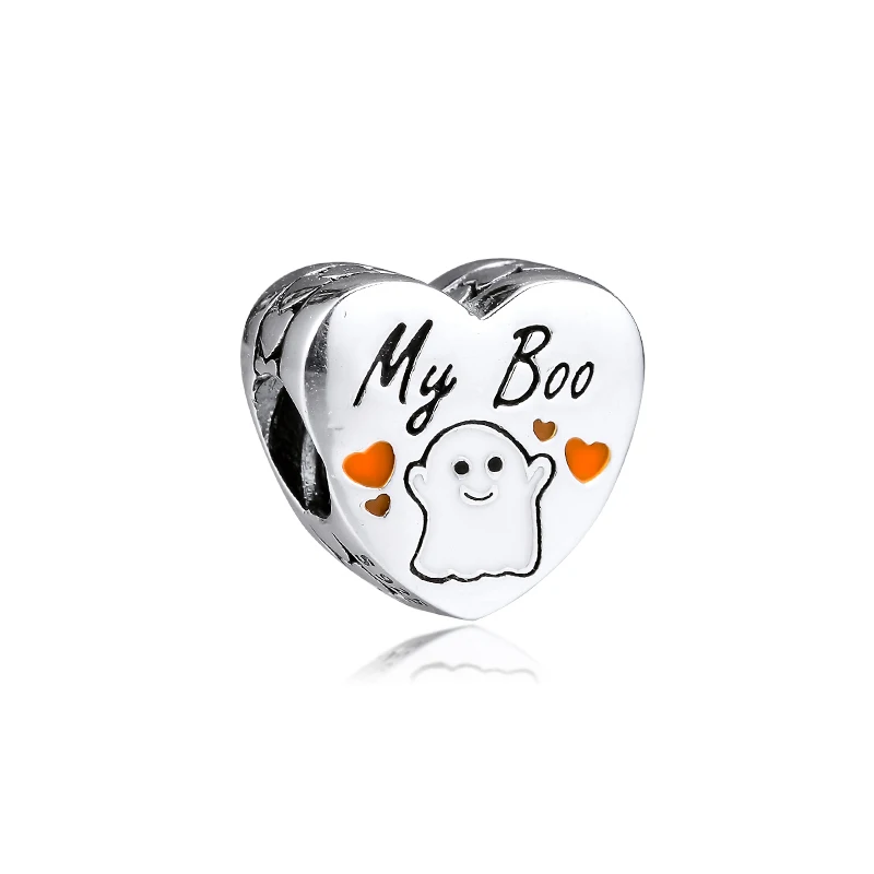 CKK подходит для браслета Пандора My Boo сердце Шарм Для Подвески для изготовления украшений Серебро 925 оригинальная бусина