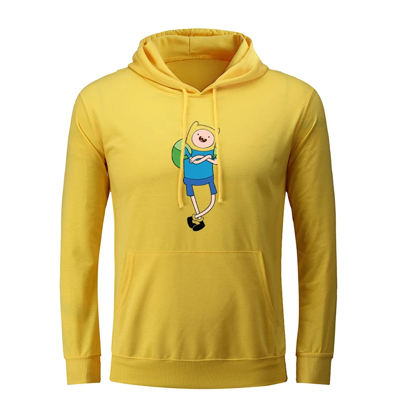 Симпатичные Beemo BMO Adventure Funny Time Hoodie FINN мужские графические толстовки струны пуловер с капюшоном Рождественский подарок - Цвет: icWM3000Y