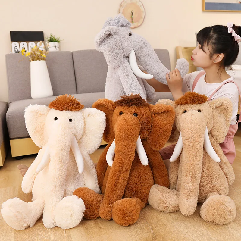 

Soft Plush Elephant Doll Kids Sleeping Soft Back Cushion Cute Stuffed Elephant Baby Accompany Doll Xmas Gift For Children