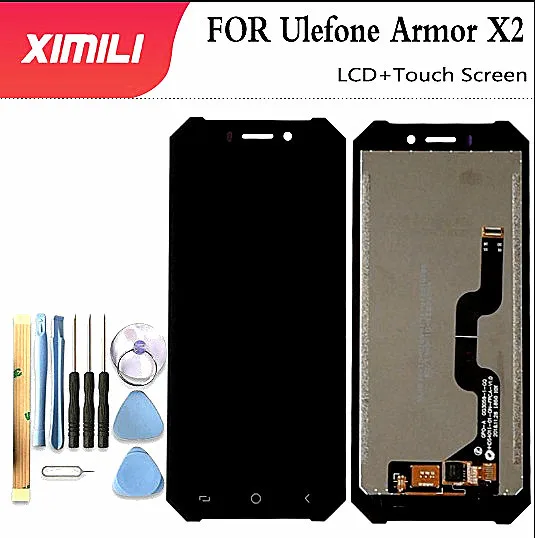 

XIMILI Original Touch Screen LCD Display LCD Screen For Ulefone Armor X2 Replacement Parts + Disassemble Tool+3M Adhesive