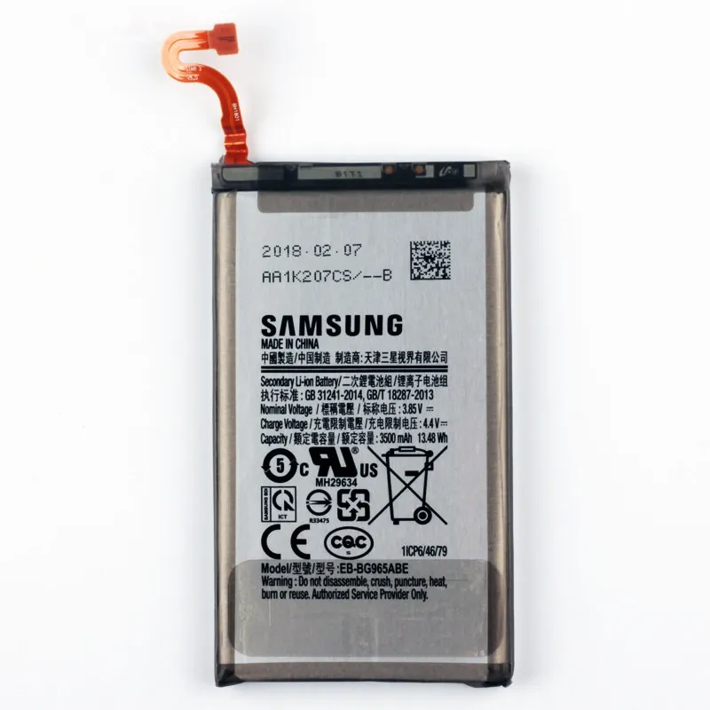 Сменный аккумулятор EB-BG965ABE для samsung GALAXY S9 Plus G9650 S9+ G965F 3500 мАч запасная батарея для телефона samsung S9