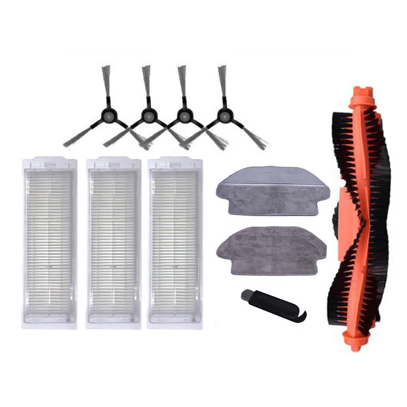 

Side Brush Hepa Filter Roller Brush Mop Cloth for Xiaomi Mijia STYJ02YM