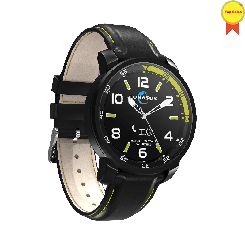 Модные часы Smart Watch браслет Для мужчин Водонепроницаемый шагомер с напоминанием при сидении для сна, наручный с дисплеем Фитнес трекер Смарт-браслет BT 4 - Цвет: Цвет: желтый