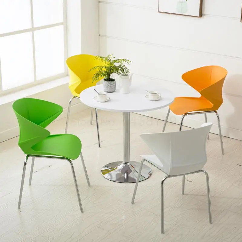 Nordic simple rest area reception negotiation table and chair combination backrest leisure personality creative office |
