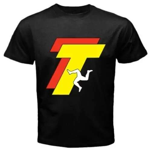Новая классическая мотоциклетная футболка с логотипом бренда Isle Of Man Tt|Футболки| |