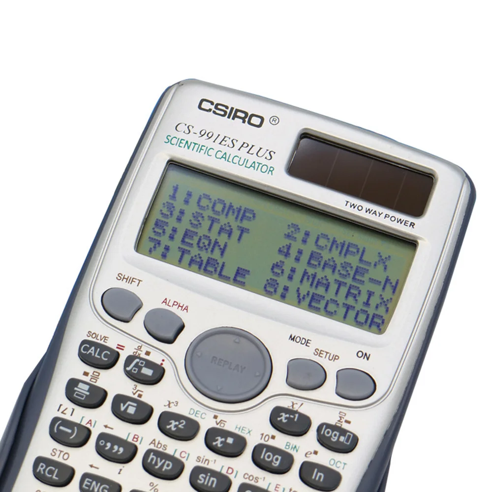 Совершенно FX-991ES-PLUS научный калькулятор функция для школьного офиса два способа питания студенческий калькулятор