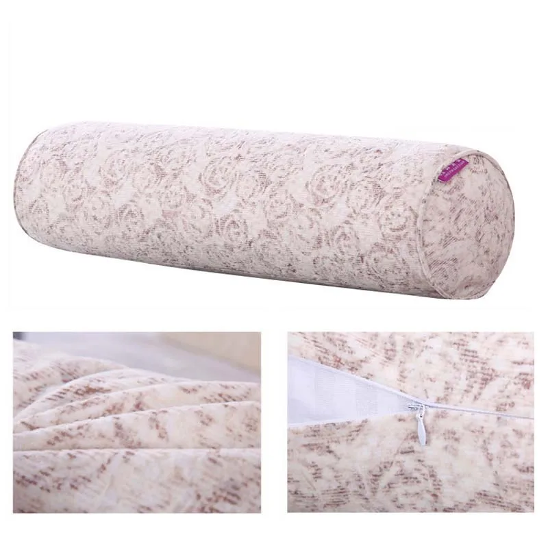 Ткань длинная подушка для стойка кровати спинка офисного кресла Болстер съемный шейный спальник постельные принадлежности цилиндрическая подушка
