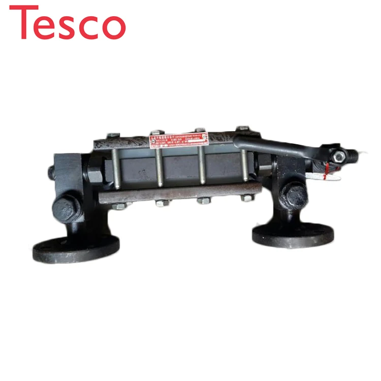 

Sight glass level plate indicator working for liquids level gauge