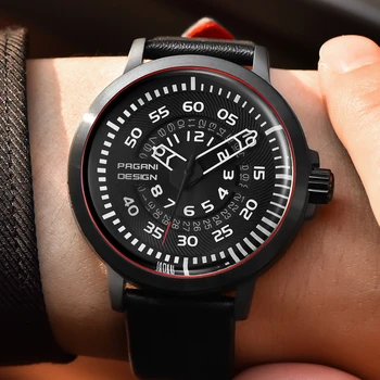 

PAGANI DESIGN New Men Top Luxury Waterproof Watch man Leather Quartz Watch Male outdoor leisure sports watch Relogios Masculino