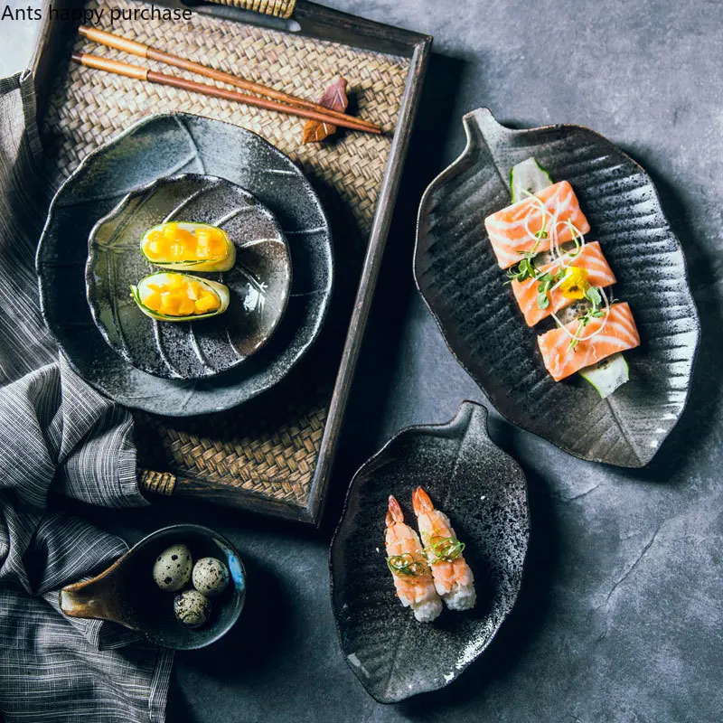 Керамическая тарелка для ресторана отеля суши в западном стиле фарфоровая