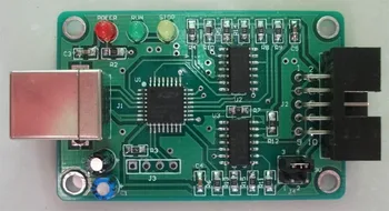 

C8051F Emulator JTAG Download Debugger Red Green Yellow Function Compatible Official