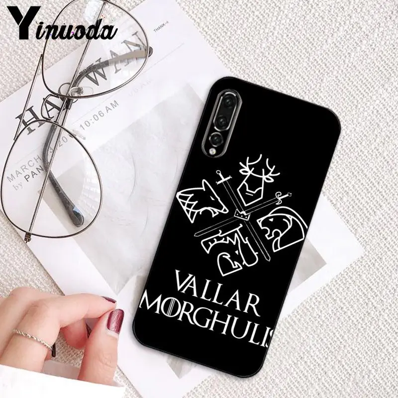 Yinuoda Valar Morghulis логотип Игра престолов чехол для телефона для huawei P20 P30 P20Pro P20Lite P30Lite P Smart P10Lite - Цвет: A16