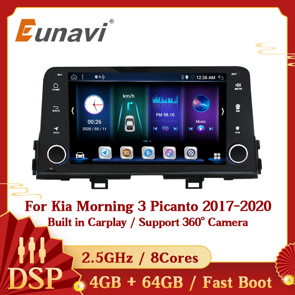 

Eunavi Android 10 Car Radio For Kia Morning 3 Picanto 2017-2020 Multimedia Video Player Audio Stereo Navigation GPS no 2 Din DVD