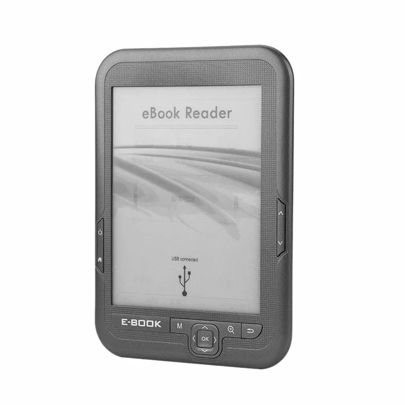 NEW-BK-6006 чтения электронных книг 6 дюймов с высоким уровнем Разрешение Дисплей E-Ink Разрешение 800x600 из устройства для чтения электронных книг с 8 Гб карта памяти