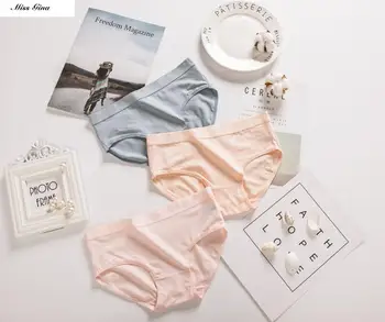 

Women Underwear Bodyshaper Panties Women Underwear Cotton Panties Female Lingerie Sexy G-string Underpants Solid Color Panty