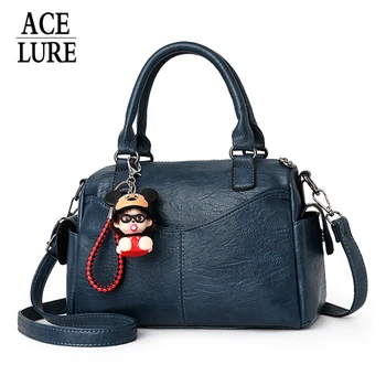 

ACELURE Designer Brand Crossbody Bags Solid Fashion Shopping Handbags Large Capacity Soft PU Leather Women Pillow Shoulder Bags