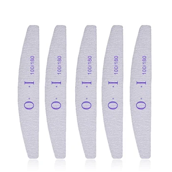 

1pcs Nail File 100/180 Acrylic Sanding Shaper DIY Gray Tips Buffer Block Nail Buffer Manicure Tools Nail Files 100 180