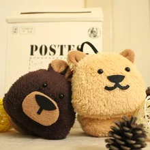 Novo inverno urso earmuffs quente feminino bonito earmuffs casal à prova de frio masculino sacos de ouvido acessórios de inverno para mulher