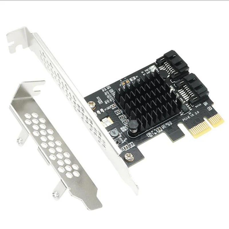 SATA Adapter PCI E 2 Port 3 SSD HDD Express Expansion Card PCI-E 1X 2X 4X 8X 16X Controller 6G Marvell | Компьютеры и офис