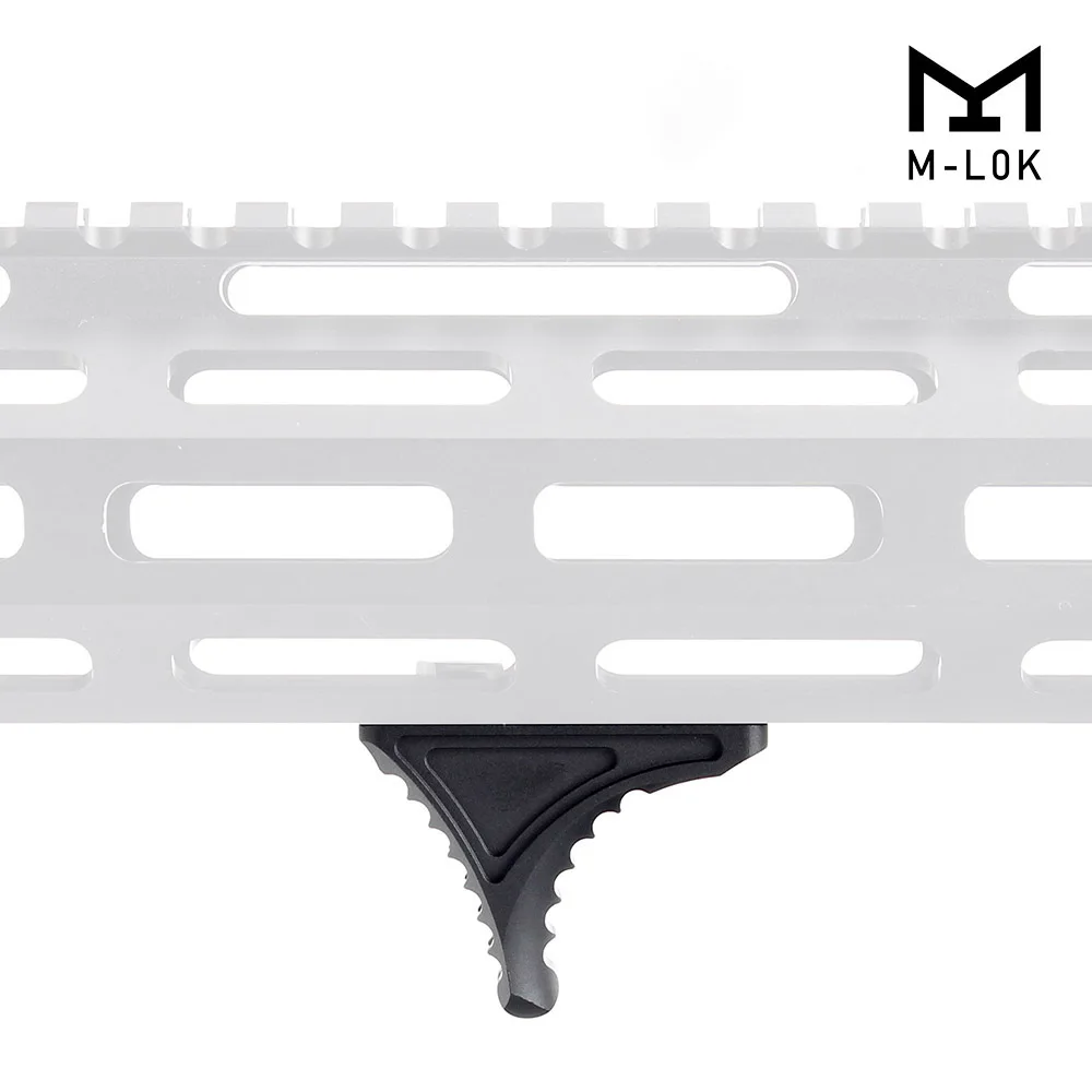 Keymod M-LOK Handstop Kit Angeled Foregrip аксессуары с направляющей Тактический Handguard для AR15 пистолет аксессуары - Цвет: BK