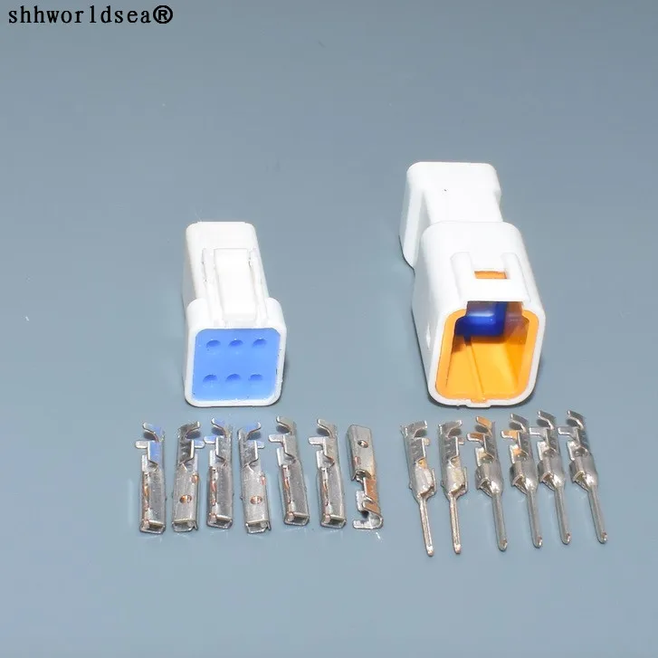 Shhworld Sea 6 Pin/Way мужской или женский автомобильный разъем корпус с терминалом для JST