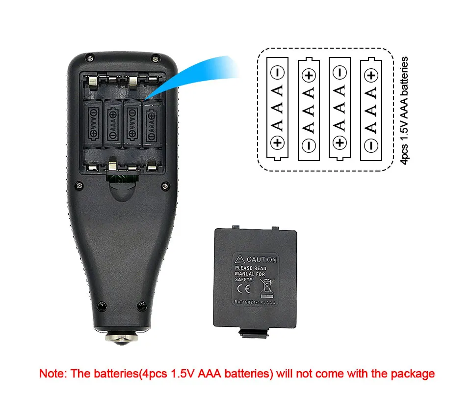 de revestimento 0.1 mícrons 0-1500 testador de