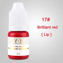 Полуперманентный макияж бровей чернила губы глаз линия татуировки цвет микроблейдинг Пигмент Высокое качество