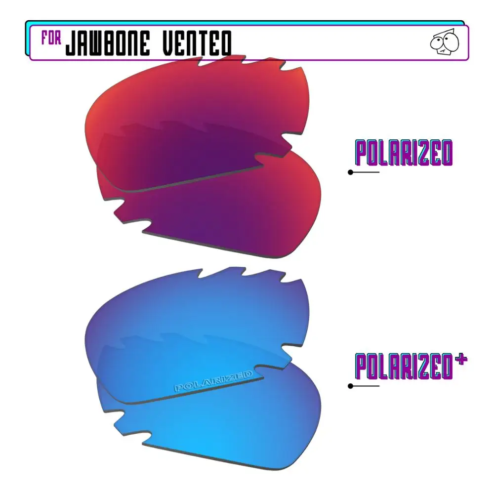 

EZReplace Polarized Replacement Lenses for - Oakley Jawbone Vented Sunglasses - BlueP Plus-MidnightP