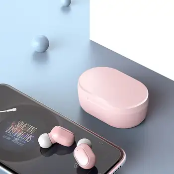 

A6S Wireless Bluetooth Headset Candy Color Mini Stereo Compartment 5.0 Headphones Wireless Charging TWS V9V6