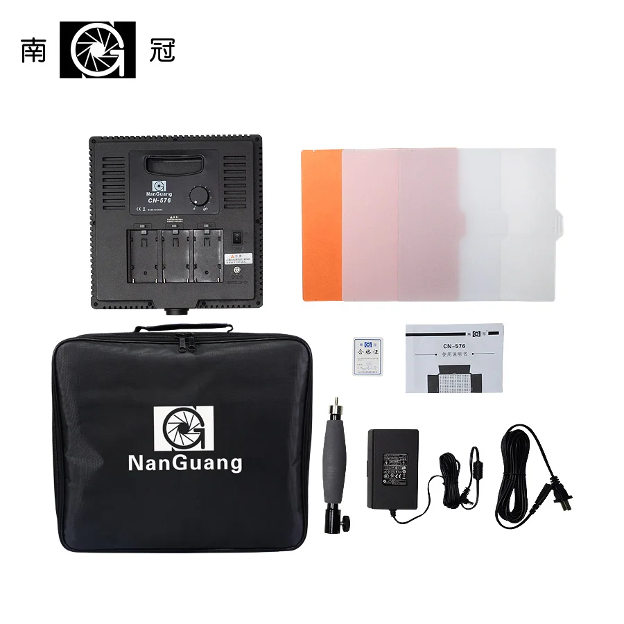 Nanguang CN-576 высота RA CRI 95 ультра цветной светодиодный свет панели лампы для DSLR камеры