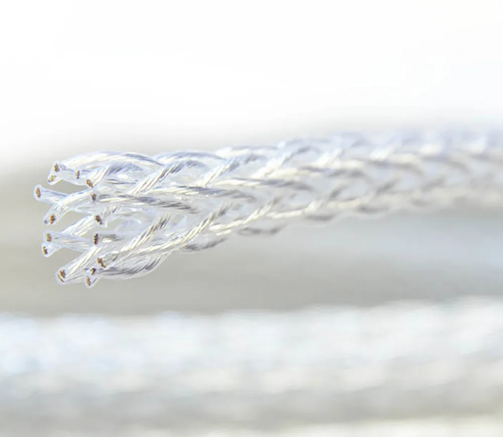 HIFI 8AG monocrystalline silver audiophile speaker cable bulk cable