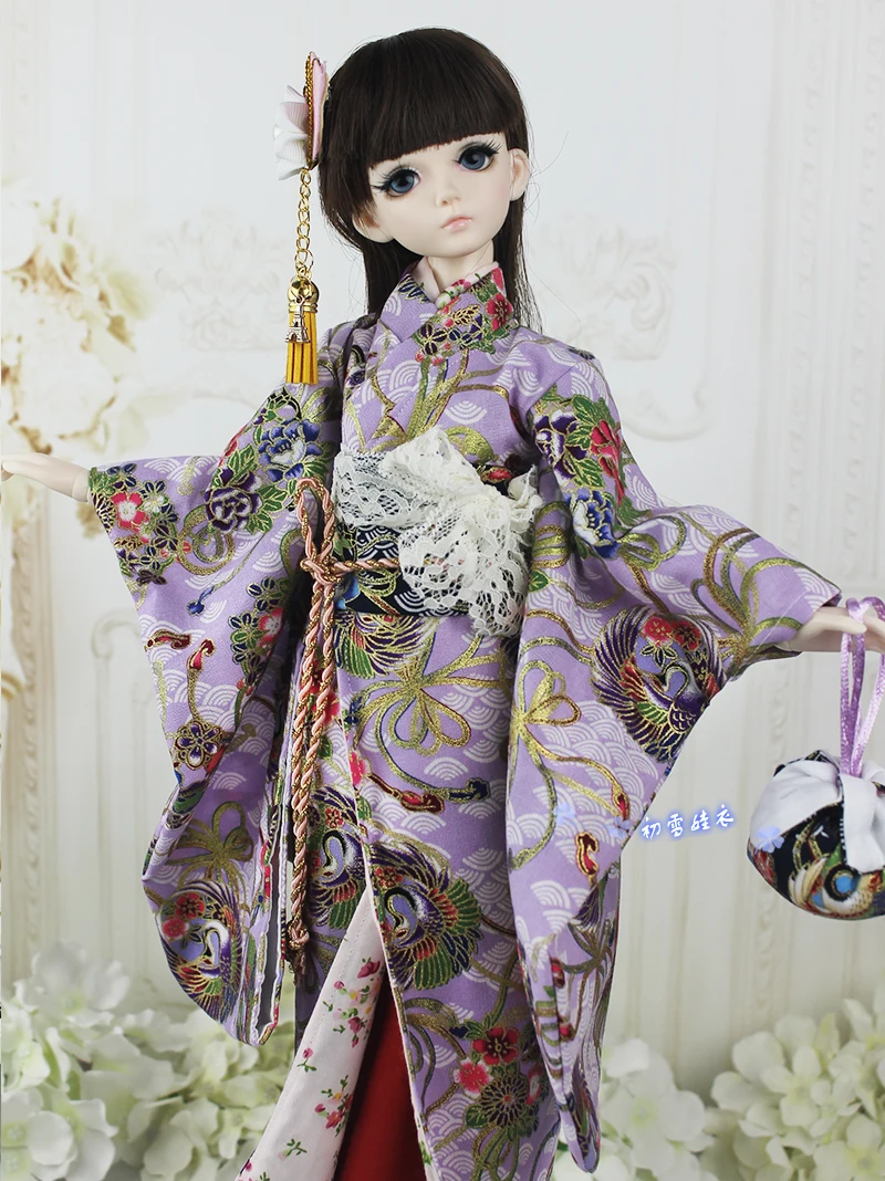 1/4 1/3 BJD аксессуары Кукла Одежда японское кимоно юката для BJD/SD MSD SD13, не включает в себя куклы, обувь, парик и другие E2491
