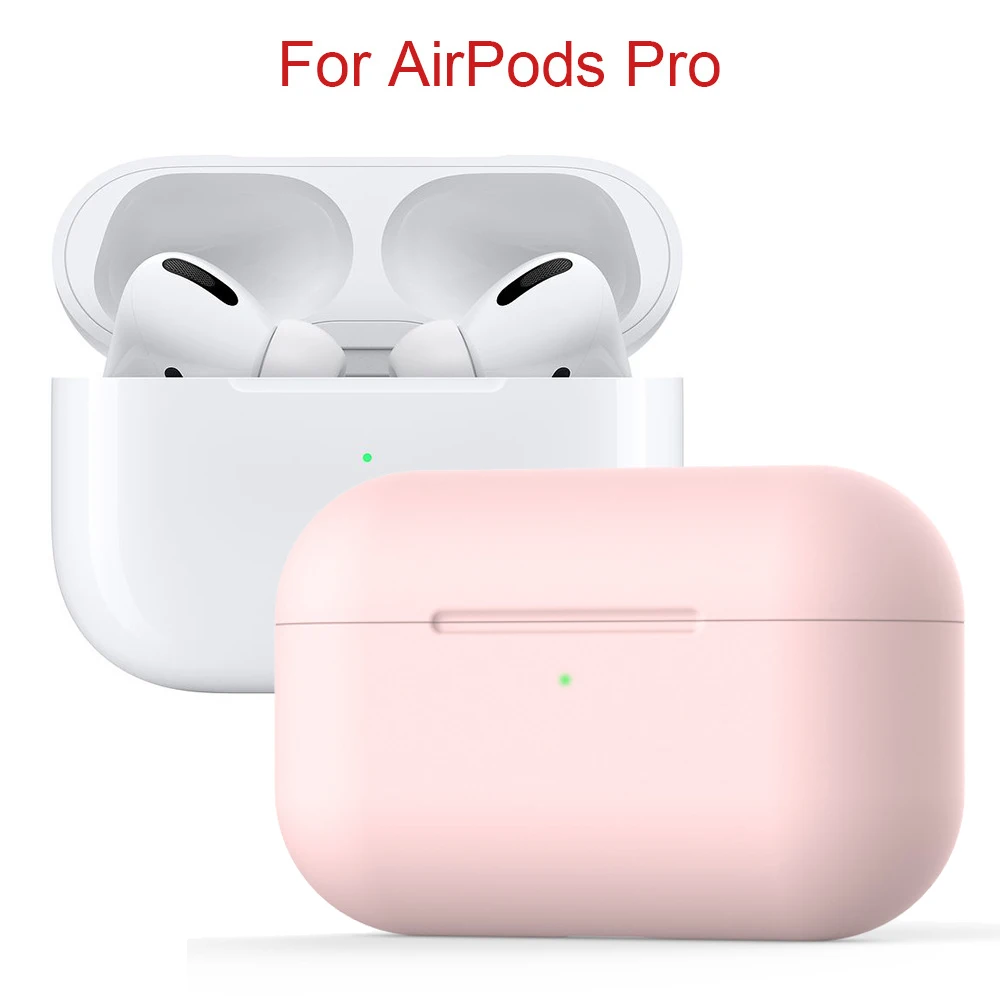 

Case cover For Apple airpods pro case silicone Bluetooth Earphones shell soft Silicone Air Pods Pro bag for airpods pro 3 Fundas